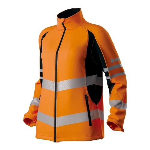 Jaqueta Softshell de alto desempenho para mulheres HI-VIS