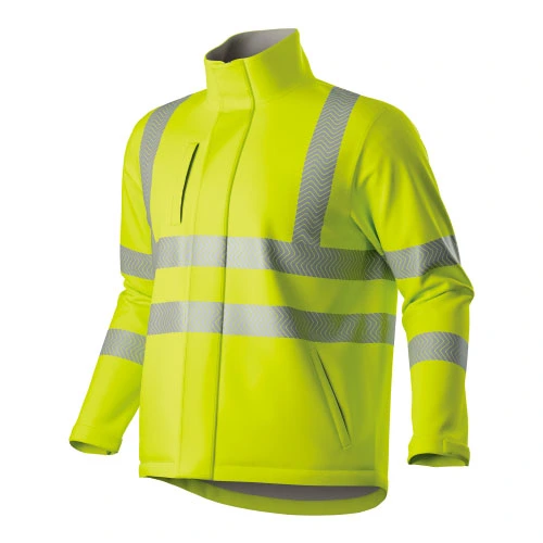 Jaqueta Softshell resistente à chama à prova d'água HI-VIS