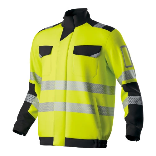 Jaqueta HI-VIS de trabalho elástica de dois tons