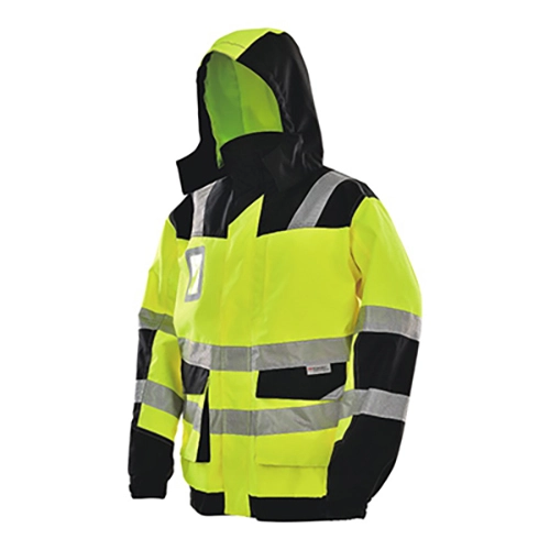 Jaqueta de chuva HI-VIS dois tons 600d