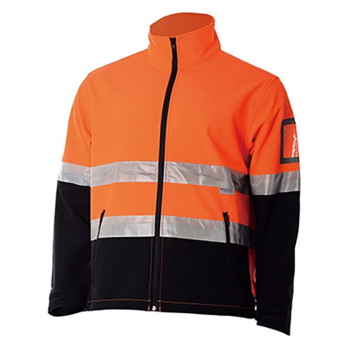 Jaqueta Softshell de dois tons HI-VIS