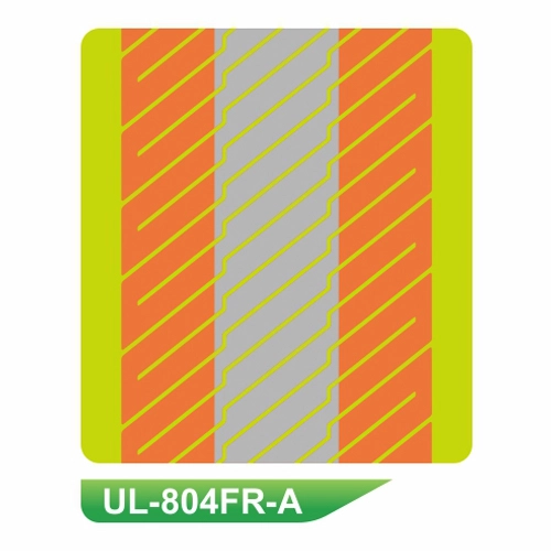 UL-804FR de fita reflexiva de transferência de calor de desempenho combinado de resistência à chama