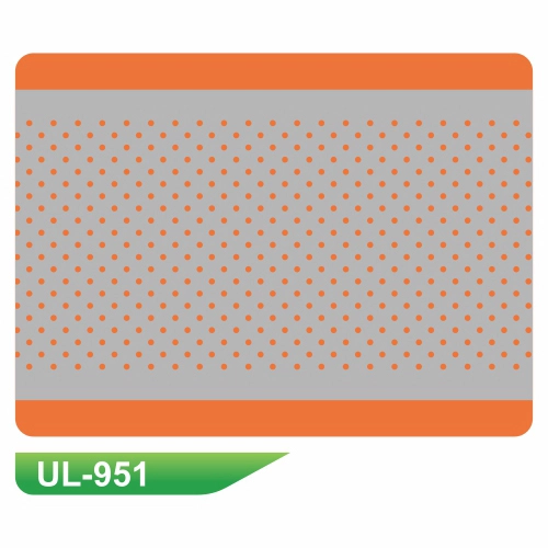 UL-951 de fita reflexiva de costura perfurada
