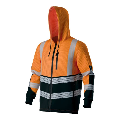 HI-VIS moletom com capuz premium elástico
