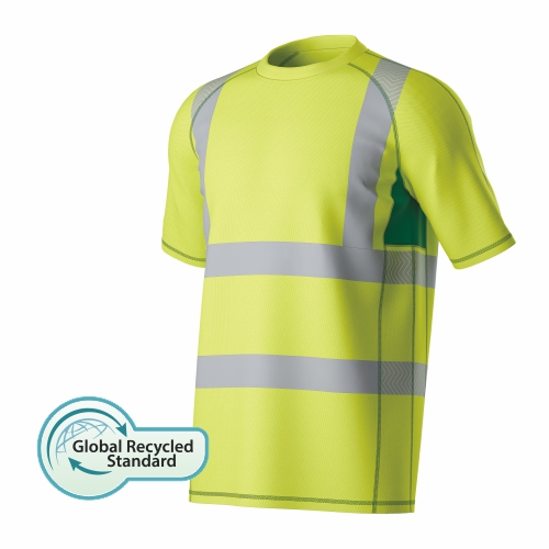 HI-VIS de passarinho reciclado insere S/S T-SHIRT